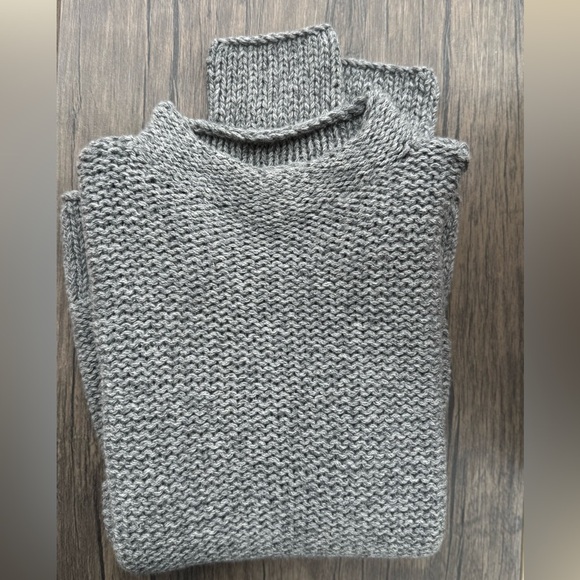 TSE Women's CASHMERE LINKS STITCH MOCKNECK Sweater Sz M - Picture 11 of 11